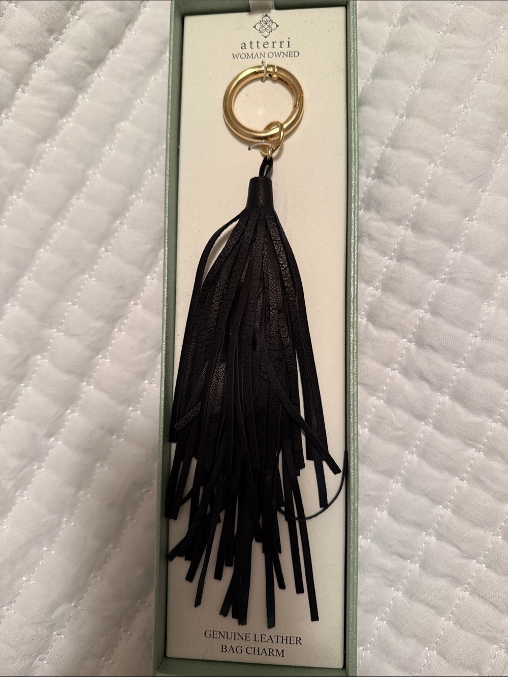 atterri genuine leather bag charm